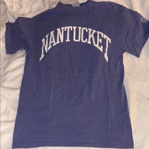 Purple Nantucket Graphic T-shirt
